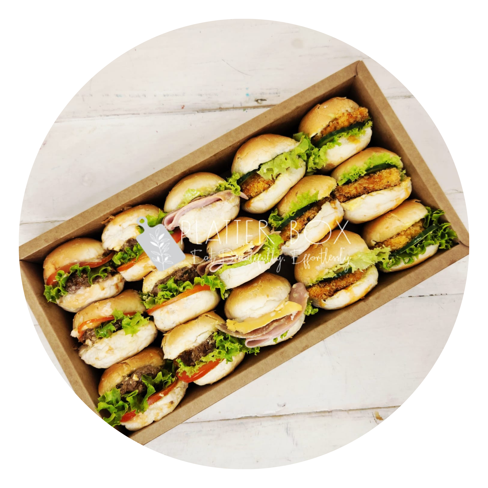 Variety Slider Snack Box with 15 Pretoria