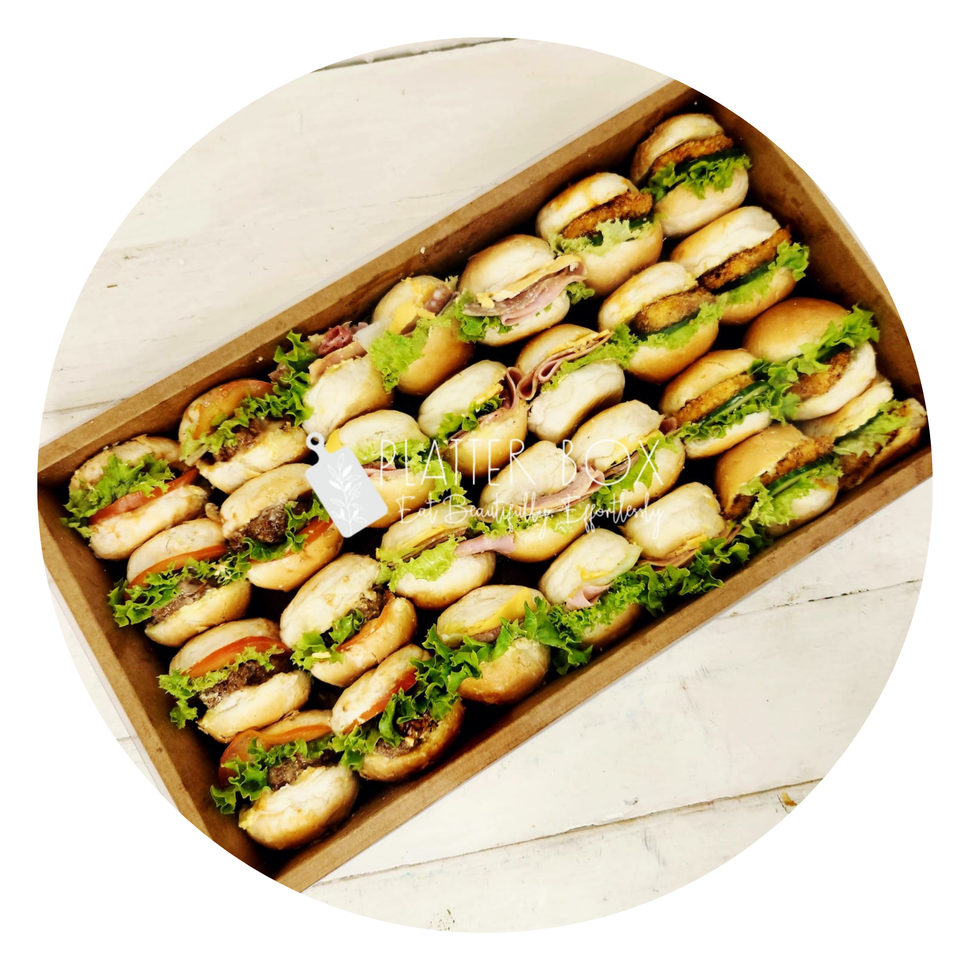 Variety Slider Snack Box with 28 Pretoria